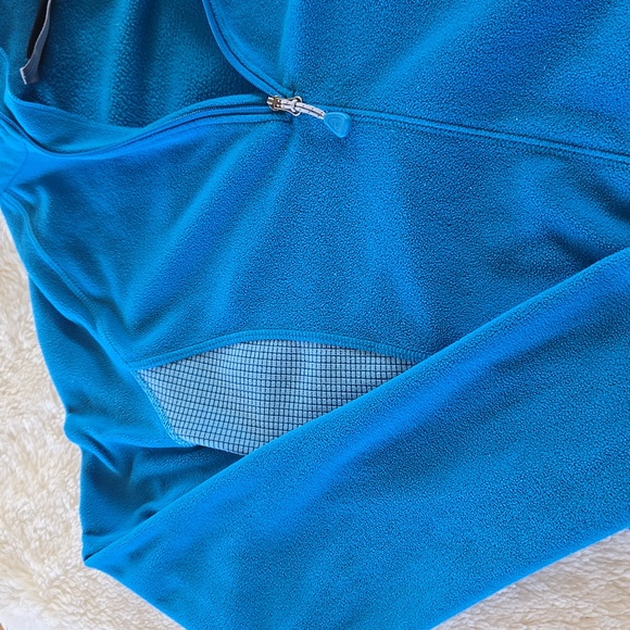 Mountain Hardware Women's Long Sleeve Fleece Blue Fleece Zip-Up Jacket - Picture 7 of 14